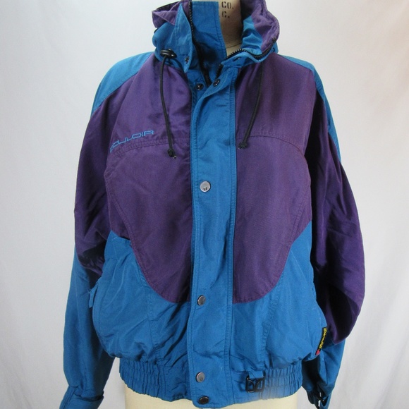 Couloir Jackets & Blazers - Vintage Couloir Ski Jacket Coat Purple Blue L 12